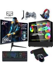 IZOLY NextGen K-X Ryzen 5 7500F 32GB 1TB M.2 NVMe RTX 4070 Super 12GB 27''200HZ 240mm Masaüstü Bilgisayarı